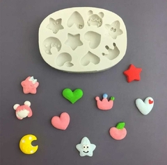 MOLDE CORAZON ESTRELLA BM3111 - comprar online