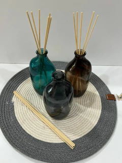 RECIPIENTE PARA AROMATIZADOR DE VIDRIO CARAMELO