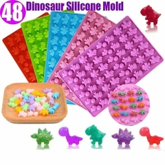 molde mini dinosourios en internet