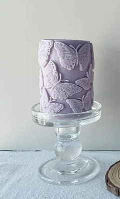 VELON CON RELIEVE MOTIVO MARIPOSA BM 2551 - comprar online