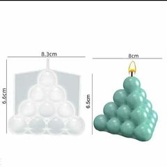 molde bublee piramide mediana BM2496 - milmoldes.mdq