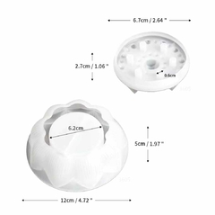 MOLDE SAHUMADOR FLOR DE LOTO BM3503 - milmoldes.mdq