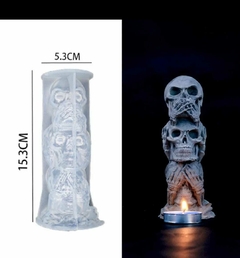MOLDE 3 CALAVERAS BM2735 - comprar online