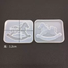 molde de silicona en forma de caballito