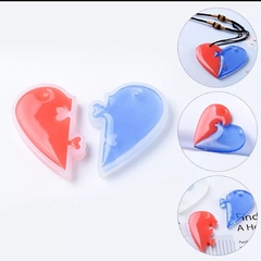 molde de silicona con forma de corazon - comprar online