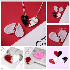 molde de silicona con forma de corazon en internet