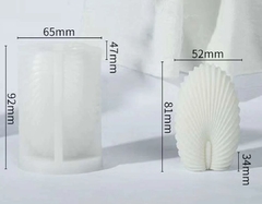 molde de silicona en forma de hoja