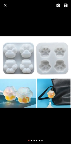 molde silicona huellas ×4 en internet