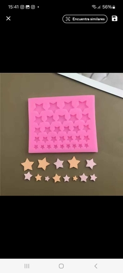 molde para hacer estrellitas