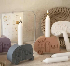 molde silicona mini bang porta vela bm 3658 - comprar online
