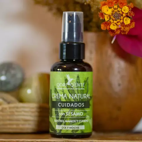 Crema Natural Sésamo - Coco, Tea Tree y Romero - comprar online