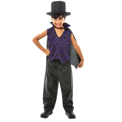 Fantasia Vampiro Drácula Infantil Halloween
