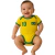 Body Brasil Baby Unissex Manga Curta
