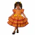Vestido Caipira Laranja Algodão Baby na internet