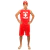 Fantasia Bombeiro Salva Vidas Masculino Adulto