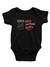 Body Bebê Curto Rock com a Mamãe