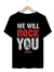Camiseta Adulto We Will Rock You