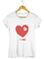 Camiseta Baby Long Coração