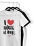 Camiseta Love Rock InfantilI 02-08 Anos
