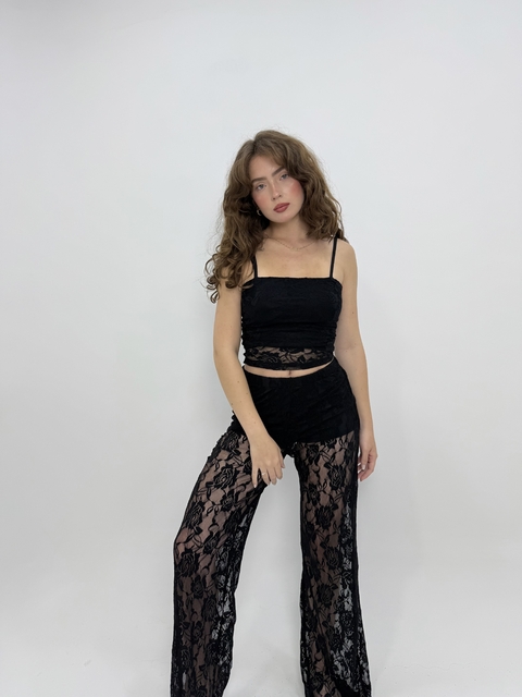 Calça Renda Midnight Preto - comprar online
