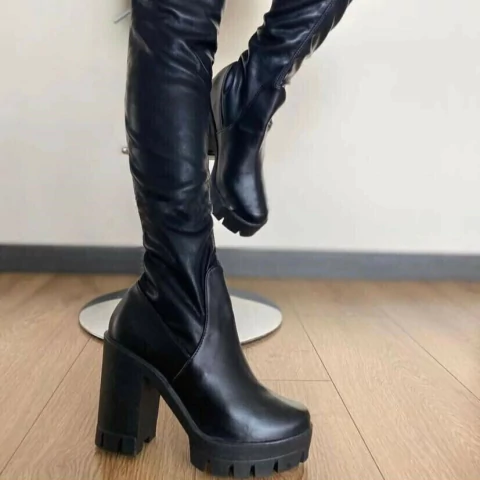 Botas Extra Tacón Mate