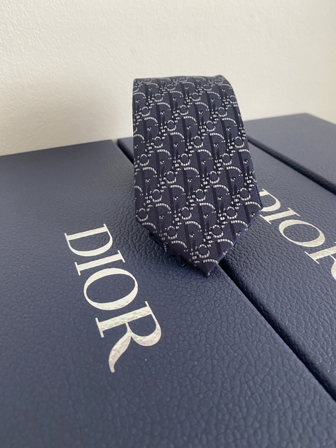 Gravata de seda Cristian Dior