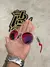 HSTN BRANCO LENTES DARK RUBY PERNINHA VERMELHO