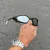 PENNY CARBON LENTES ESPELHADO / KIT BRANCO + SIDE BLINDER PRETO