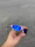 Juliet plasma Lentes Azul Escuro Kit Branco