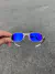 Juliet plasma Lentes Azul Escuro Kit Branco - comprar online