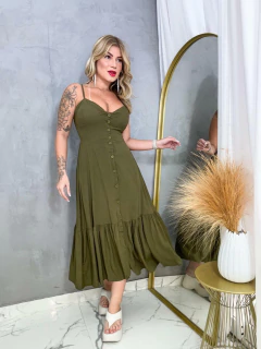 VESTIDO BOTÕES ALÇA
