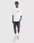 Camiseta Baw Oversized Dog Academics Off White - loja online