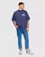 Camiseta Baw Oversized Inner Azul - loja online