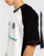 Camiseta Baw Oversized Raglan Street Racing Off White/Preto - No Mistake