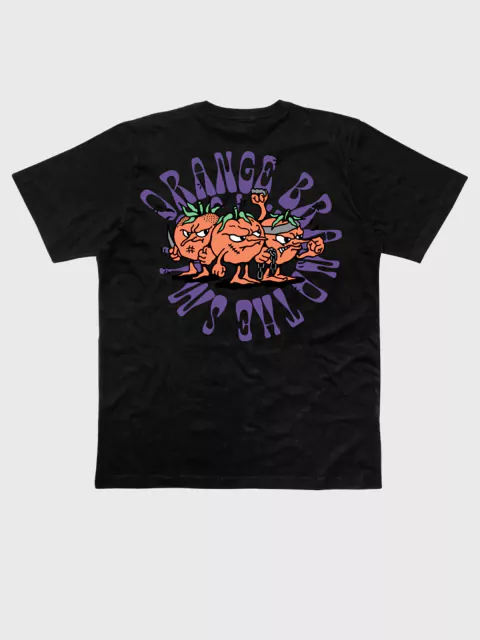 Camiseta Orange Especial Orange Gang Preto
