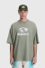 Camiseta Baw New Over Baw World Verde Militar