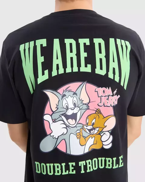 Camiseta Baw Regular Brother Baw X T&J Preto