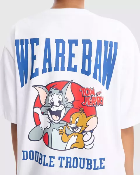 Camiseta Baw Regular Brother Baw X T&J Branco