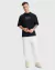 Camiseta Baw Oversized Scrawl Colors Preta na internet