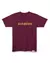 Camiseta Diamond Script Rose Marsala