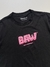 Camiseta Baw Regular "Baw Derretido" Preta - comprar online