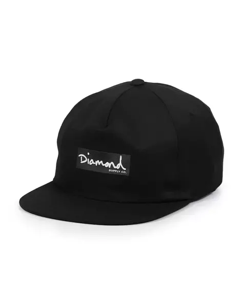 Boné Diamond Five Panel OG Mini Box Preto