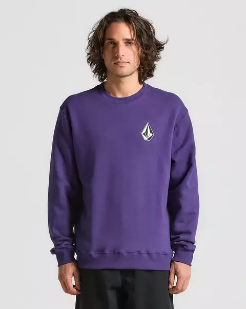 Moletom Volcom Careca Iconic Stone Roxo - comprar online