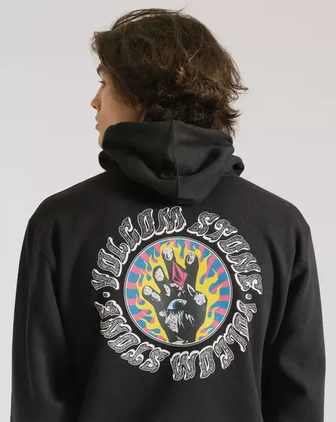 Moletom Volcom Canguru Oracle Preto