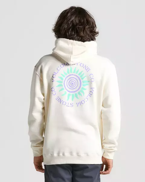 Moletom Volcom Canguru Stone Around Off White - comprar online