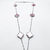 COLLAR ELITE PLATEADO 6 TREBOL - ROSA - HR · Joyeria