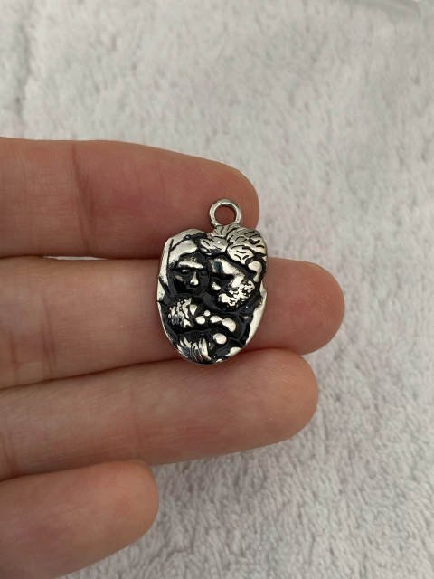 Medalha da Sagrada Família Níquel para Cadeia de Consagração a Nossa Senhora - comprar online