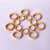 14 Argolas de Madeira - Natural - comprar online