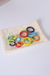 24 Argolas de Madeira - Colorido - comprar online