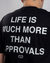 Imagem do Camiseta Oversized Preta Approvals